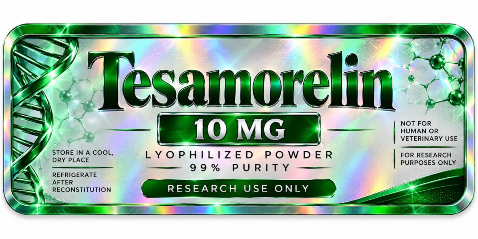 Platinum Pharmaceuticals Tesamorelin 10 mg label